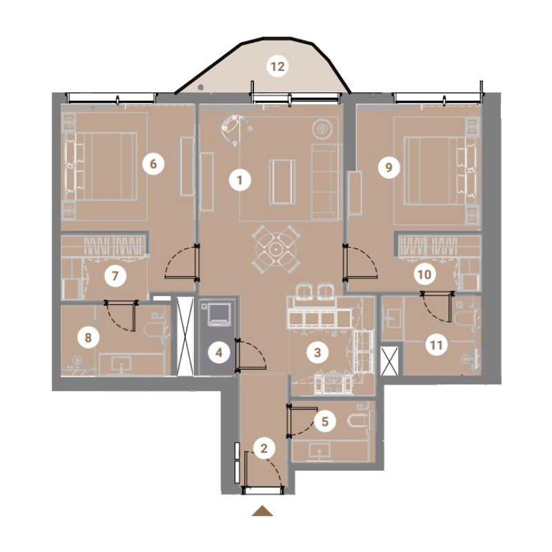 Apartments plan