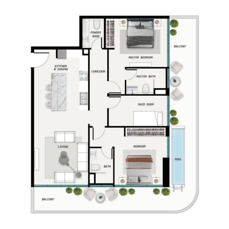 Apartments plan