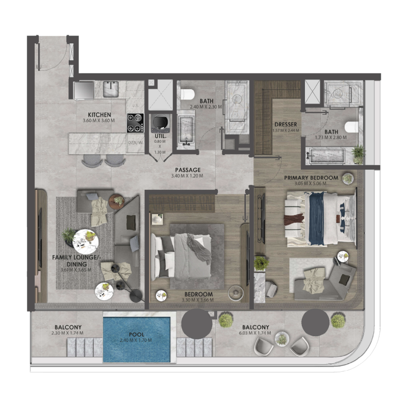 Apartments plan
