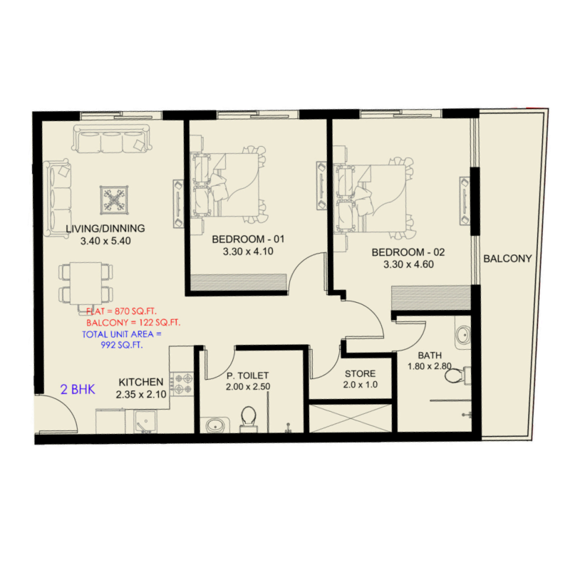 Apartments plan