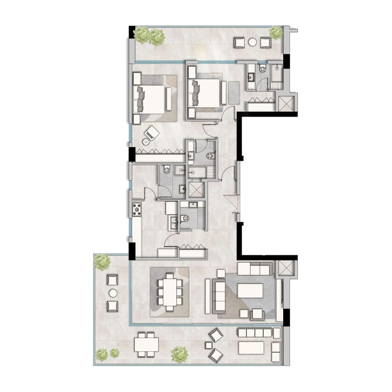 Apartments plan