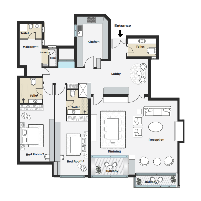Apartments plan