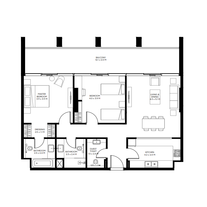 Apartments plan