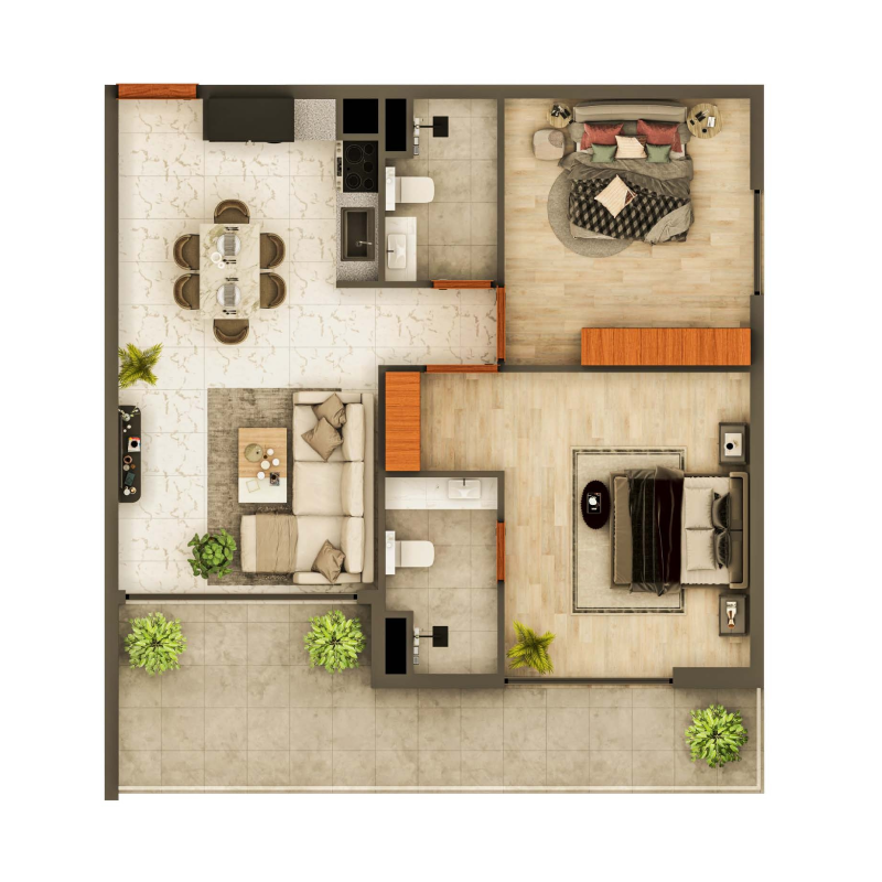 Apartments plan