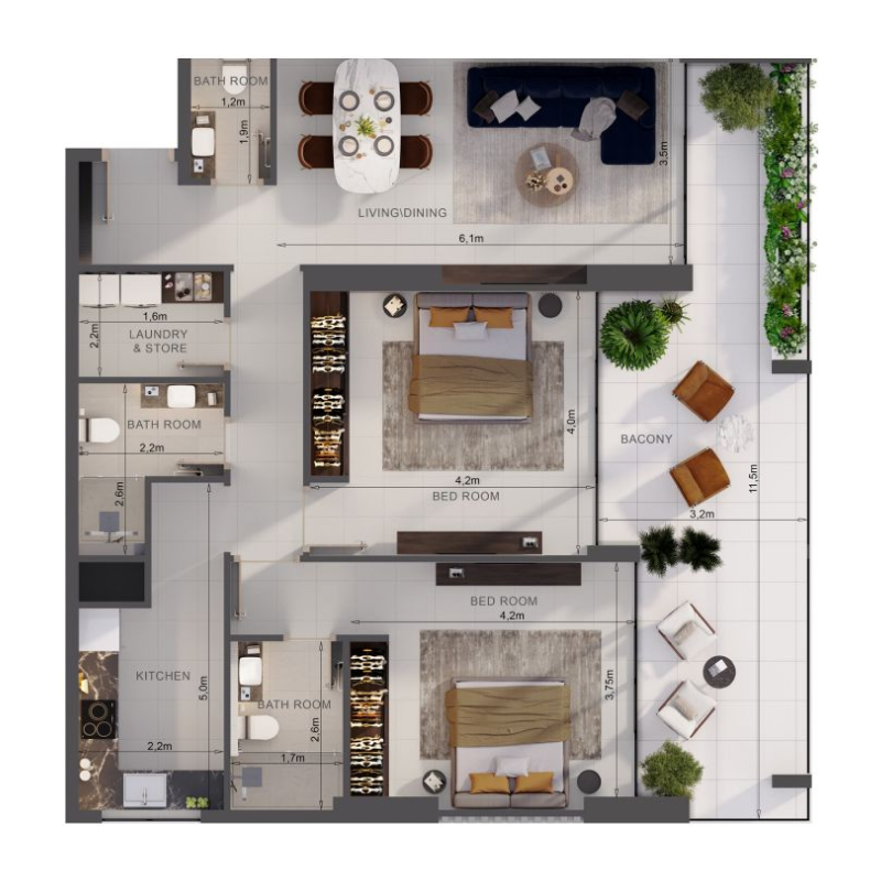 Apartments plan