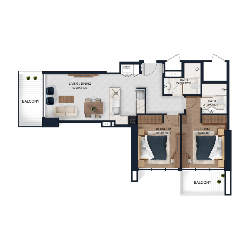 Apartments plan