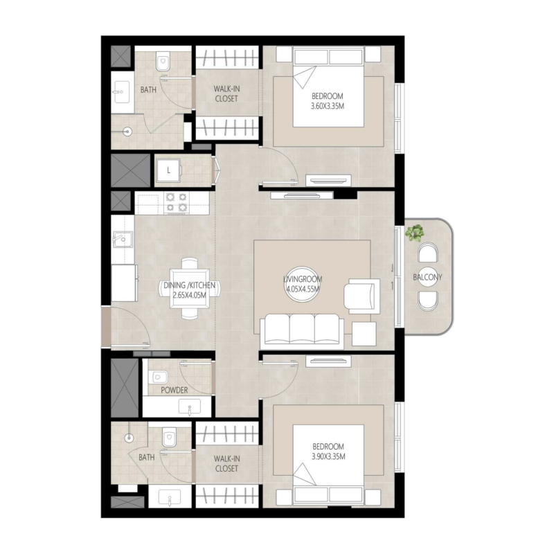 Apartments plan