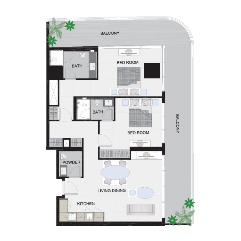 Apartments plan