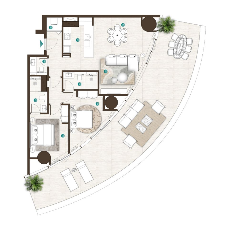 Apartments plan