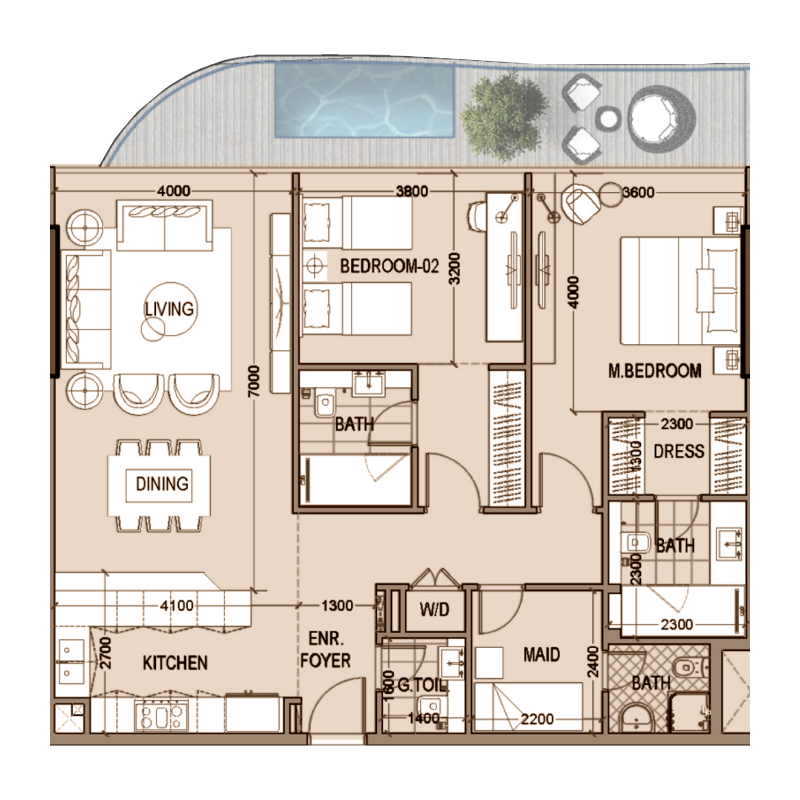 Apartments plan