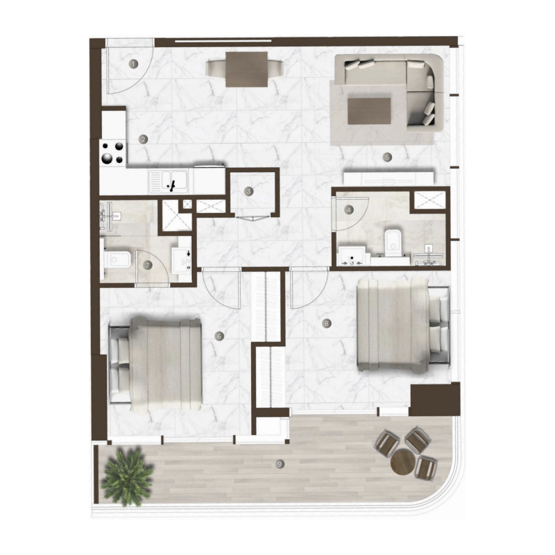 Apartments plan