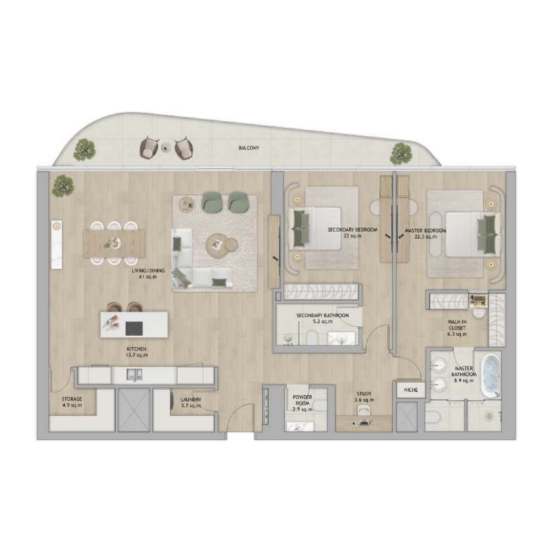 Apartments plan