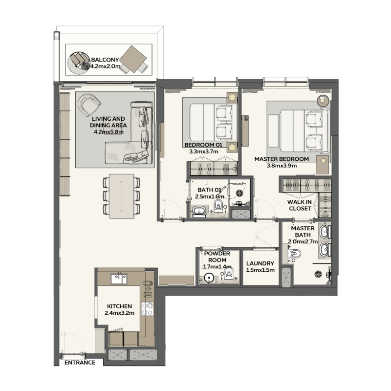 Apartments plan