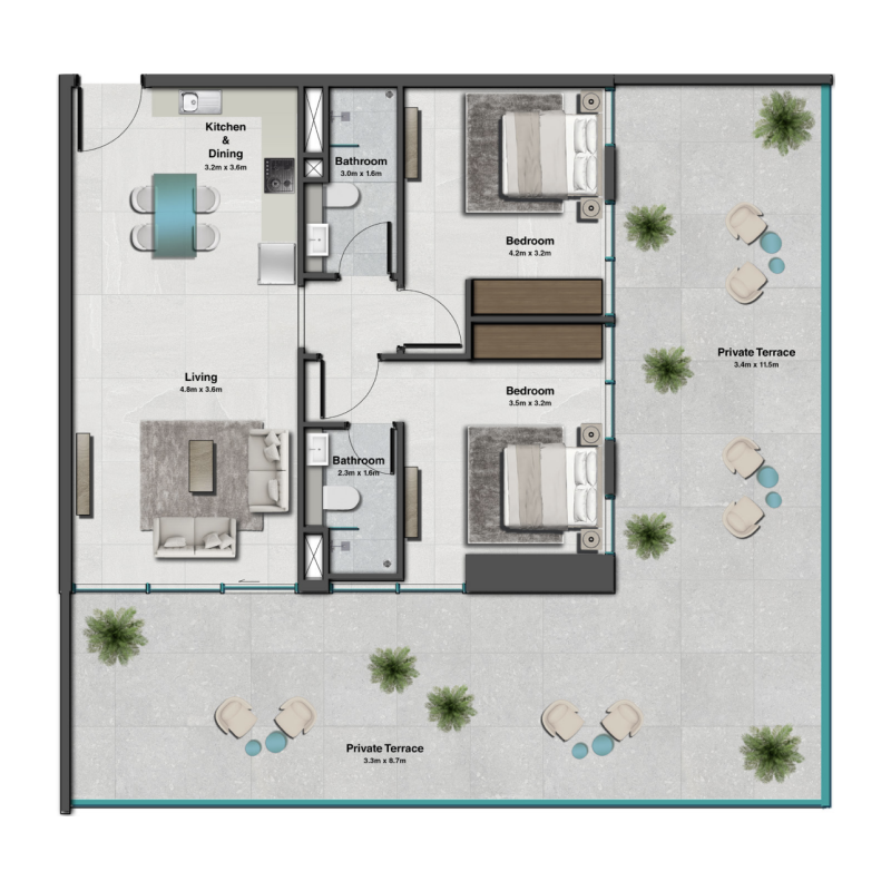 Apartments plan