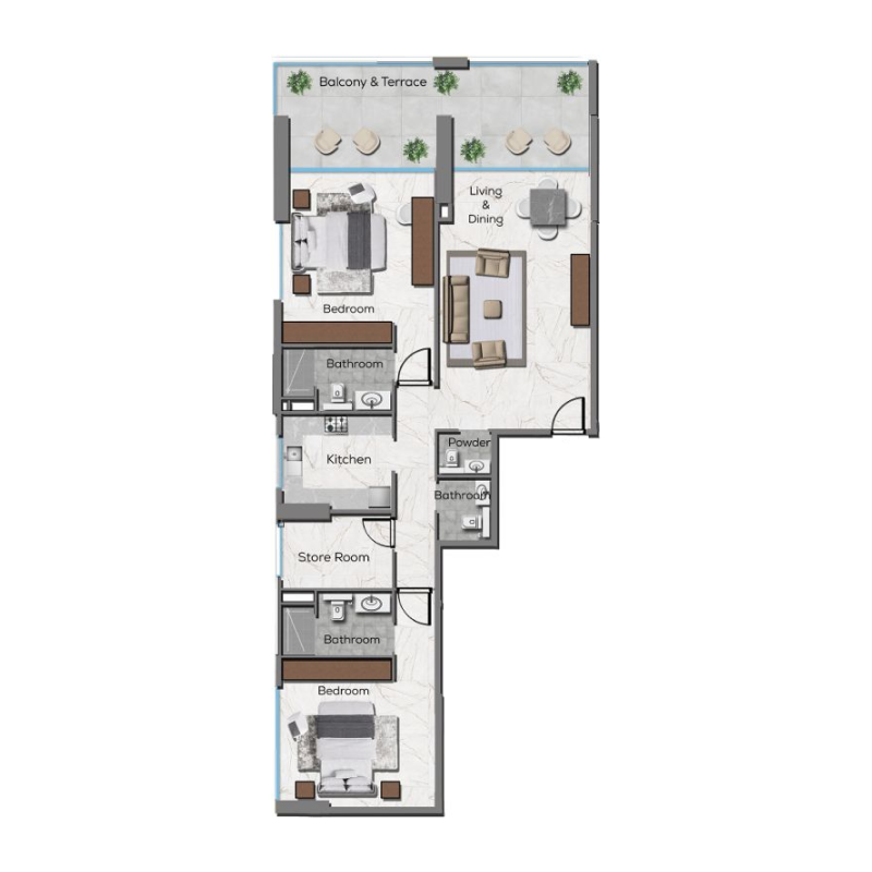 Apartments plan