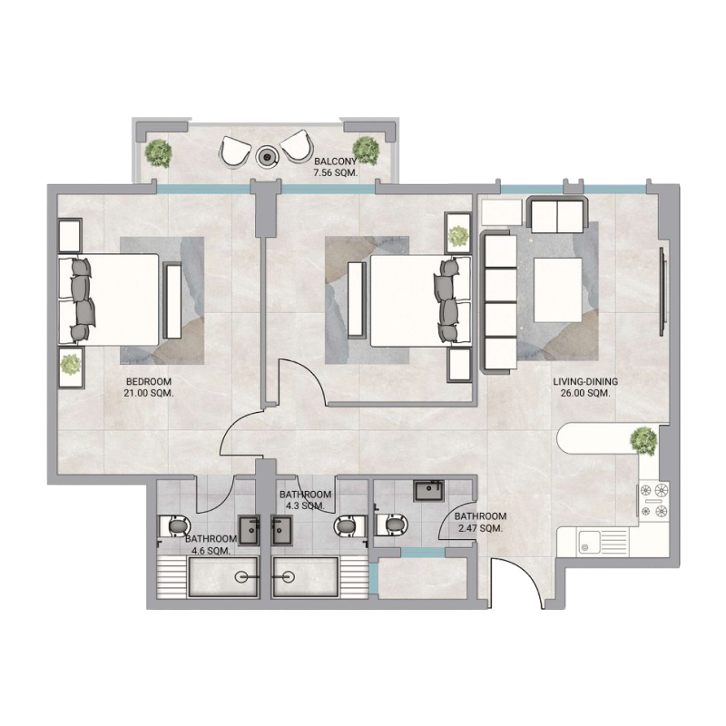 Apartments plan