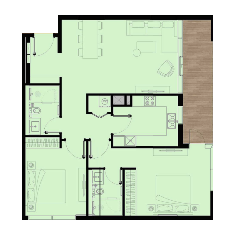 Apartments plan