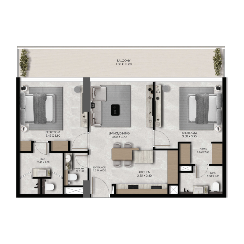 Apartments plan