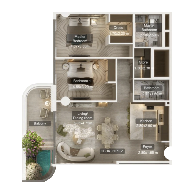 Apartments plan