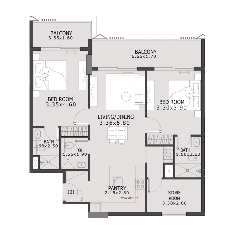 Apartments plan