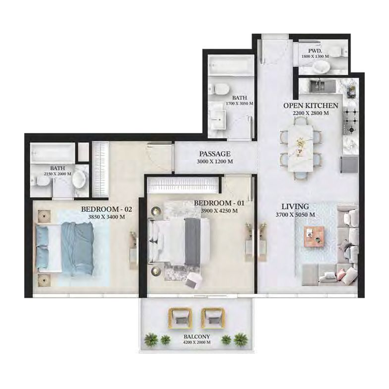 Apartments plan