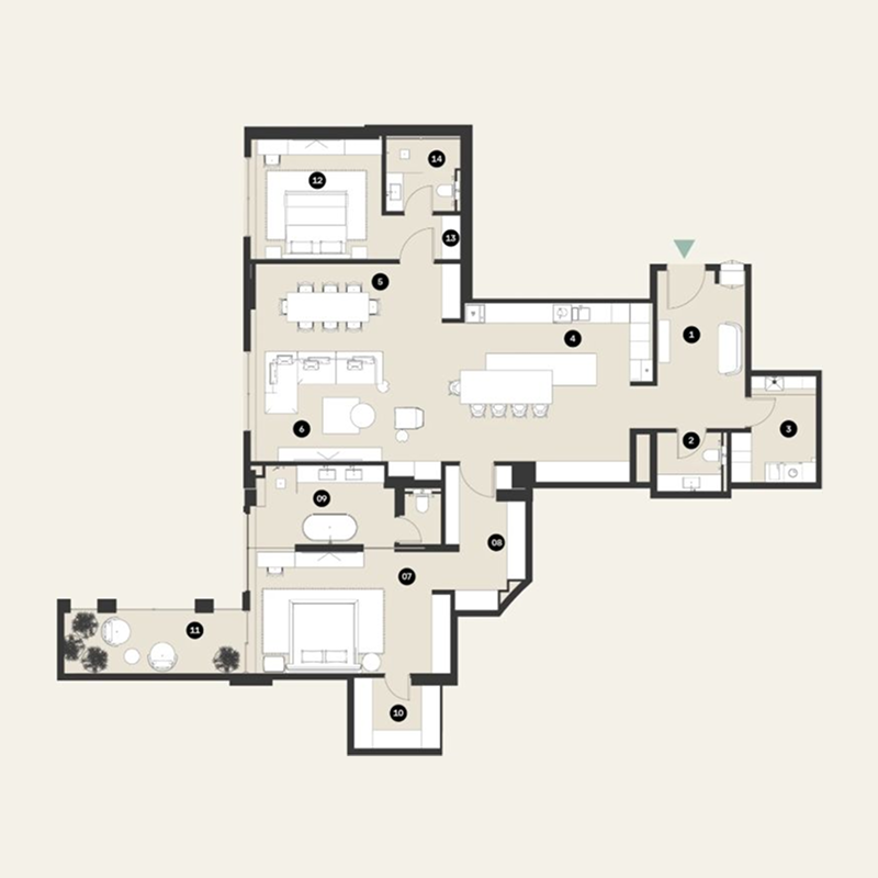 Apartments plan