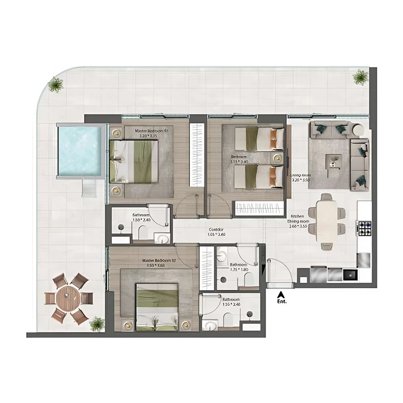 Apartments plan