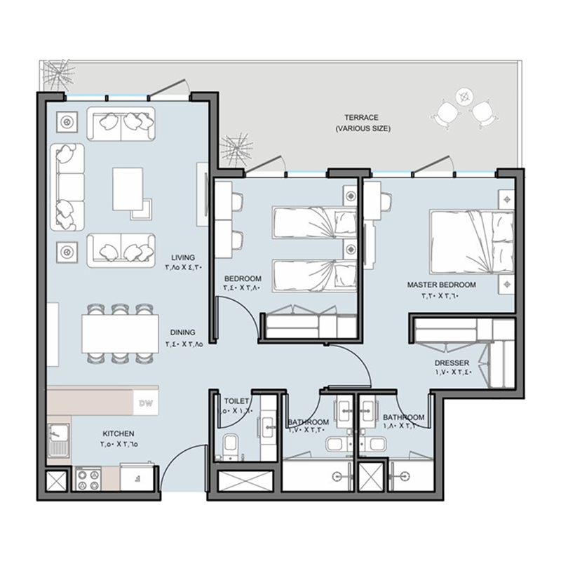 Apartments plan