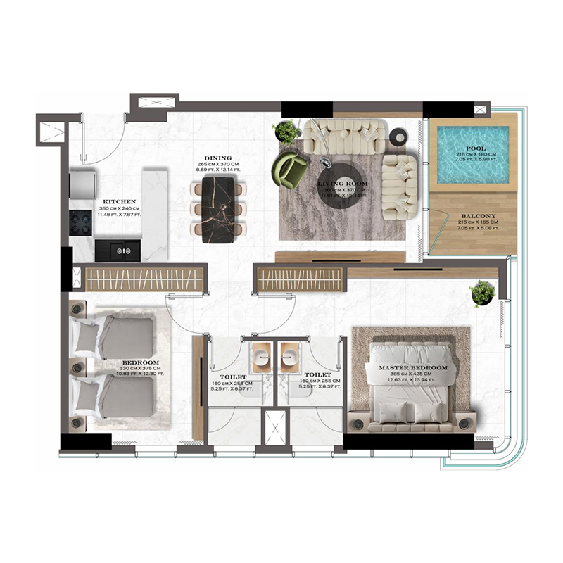 Apartments plan