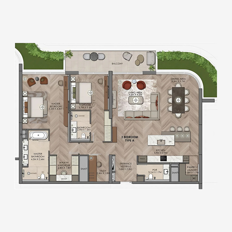 Apartments plan