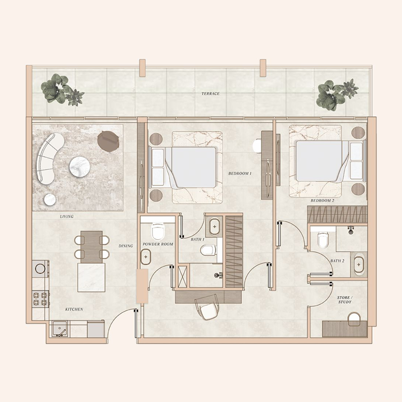 Apartments plan
