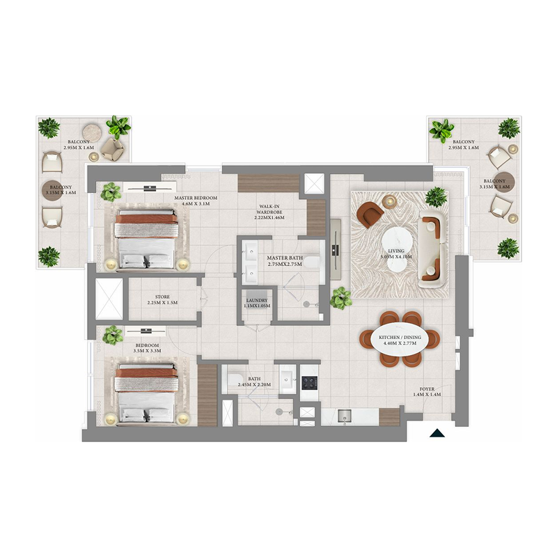 Apartments plan