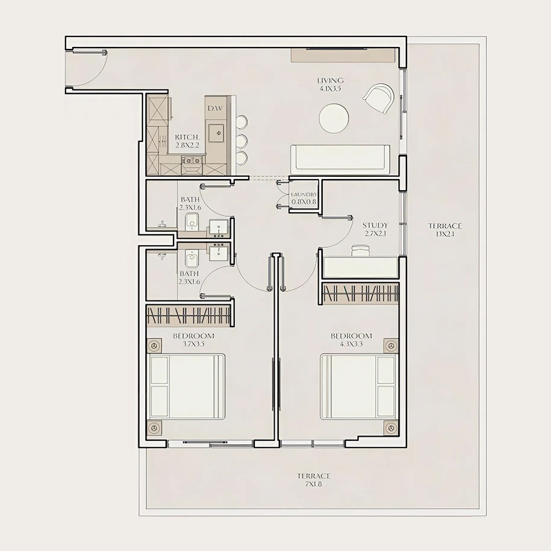 Apartments plan