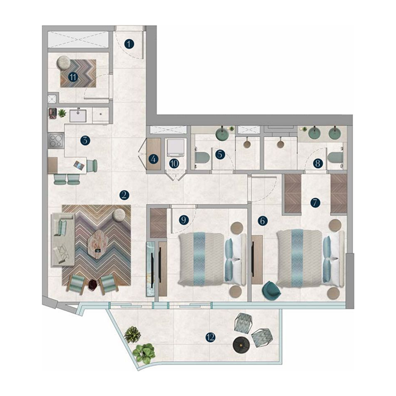 Apartments plan