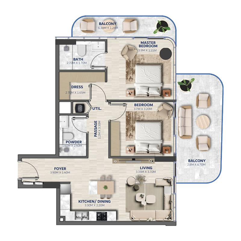 Apartments plan