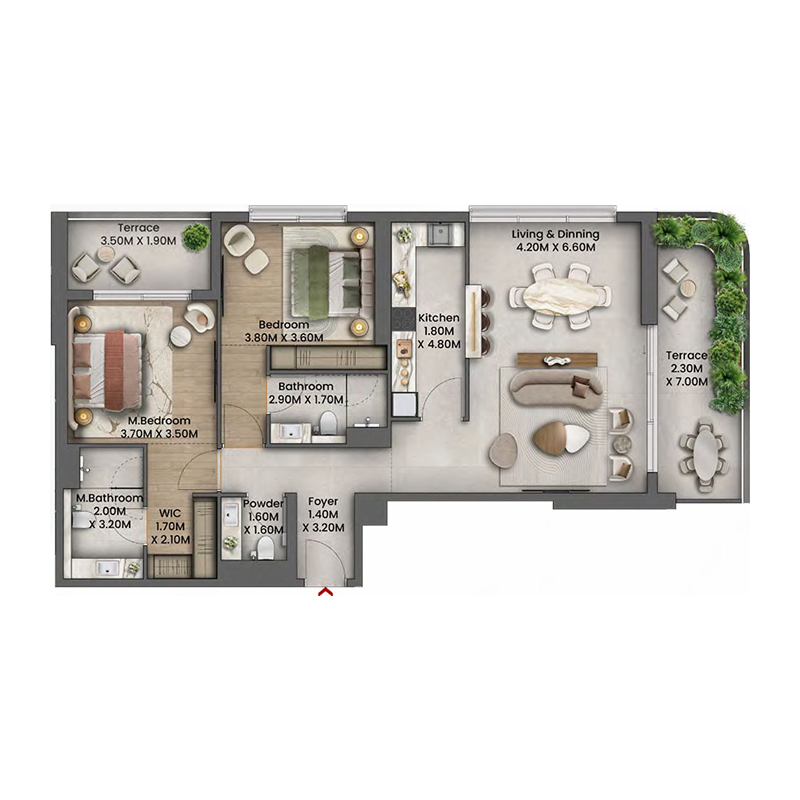Apartments plan