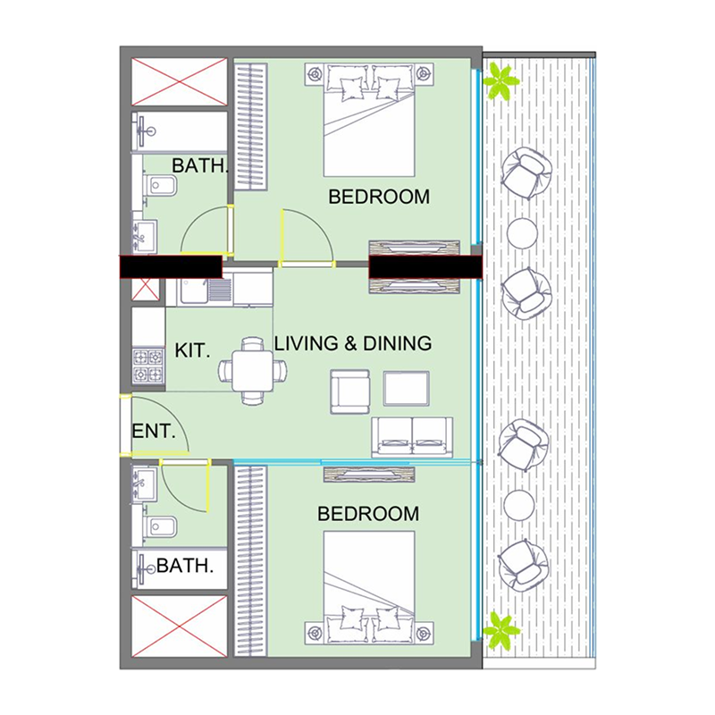 Apartments plan
