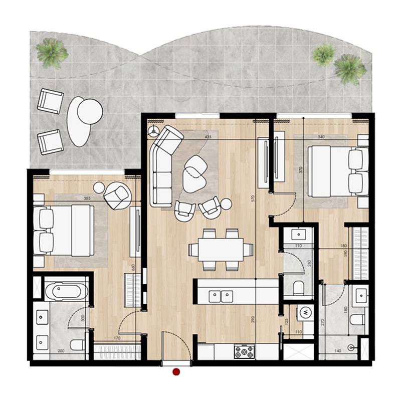 Apartments plan