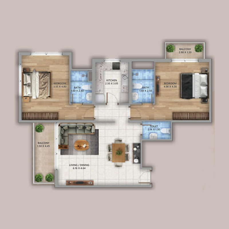 Apartments plan
