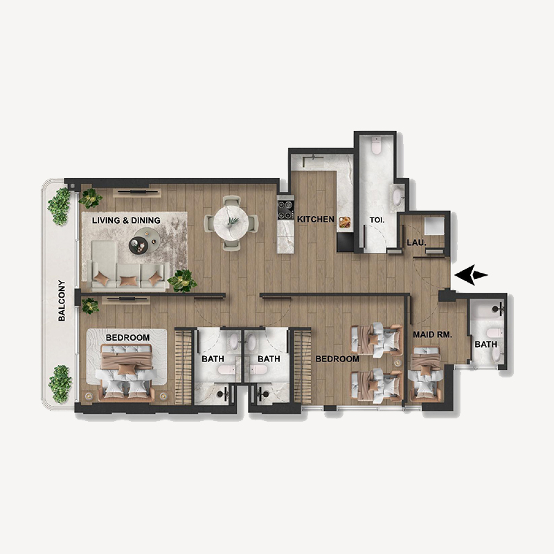 Apartments plan
