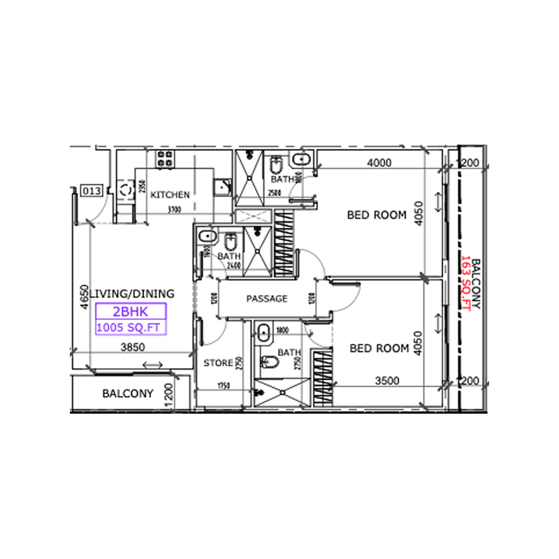 Apartments plan