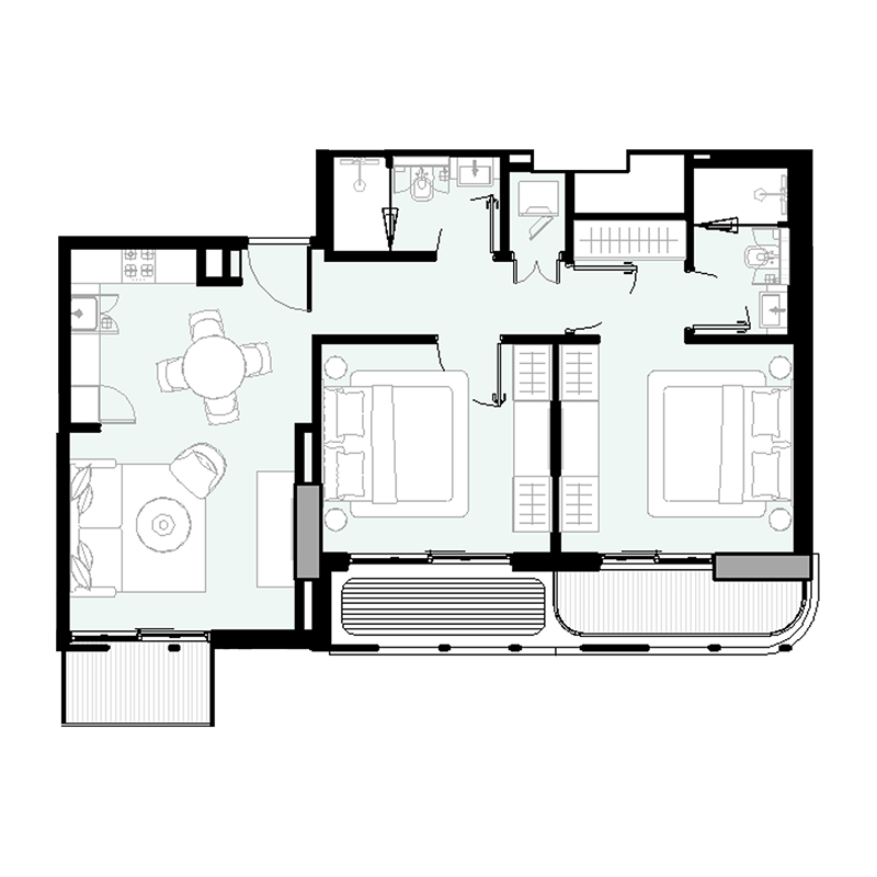 Apartments plan