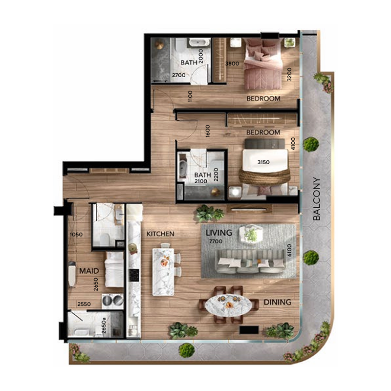 Apartments plan
