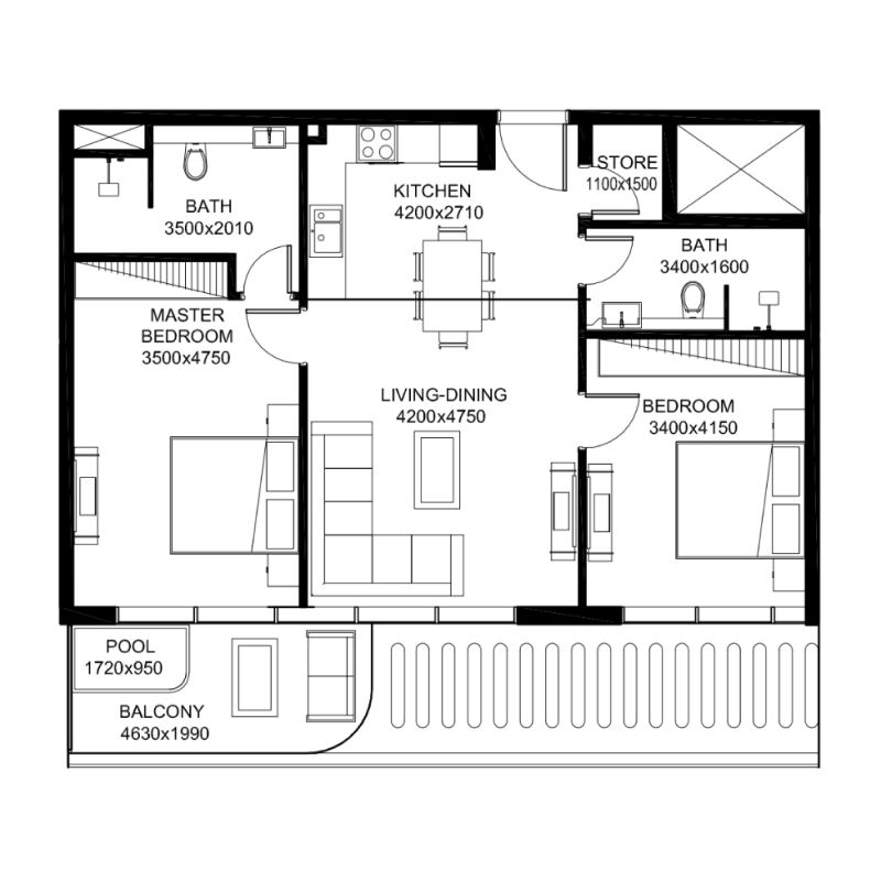 Apartments plan