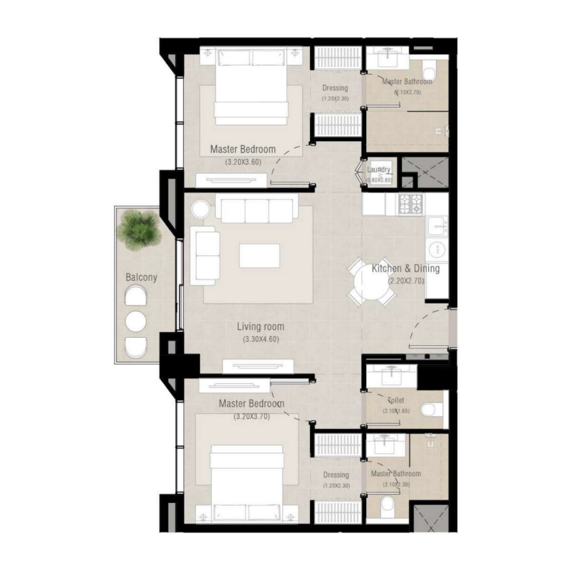 Apartments plan
