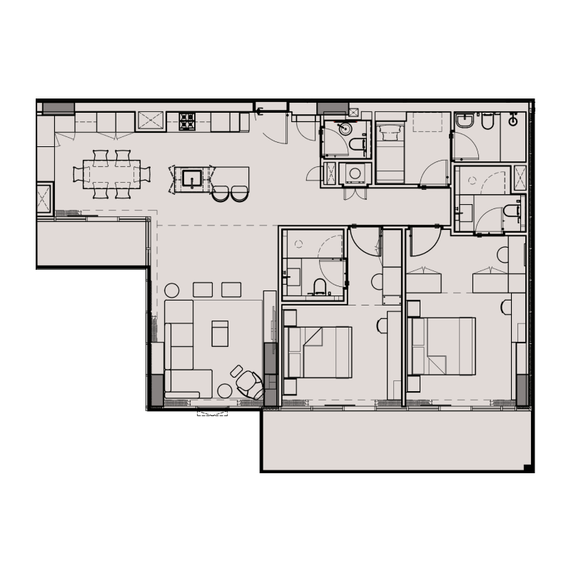 Apartments plan