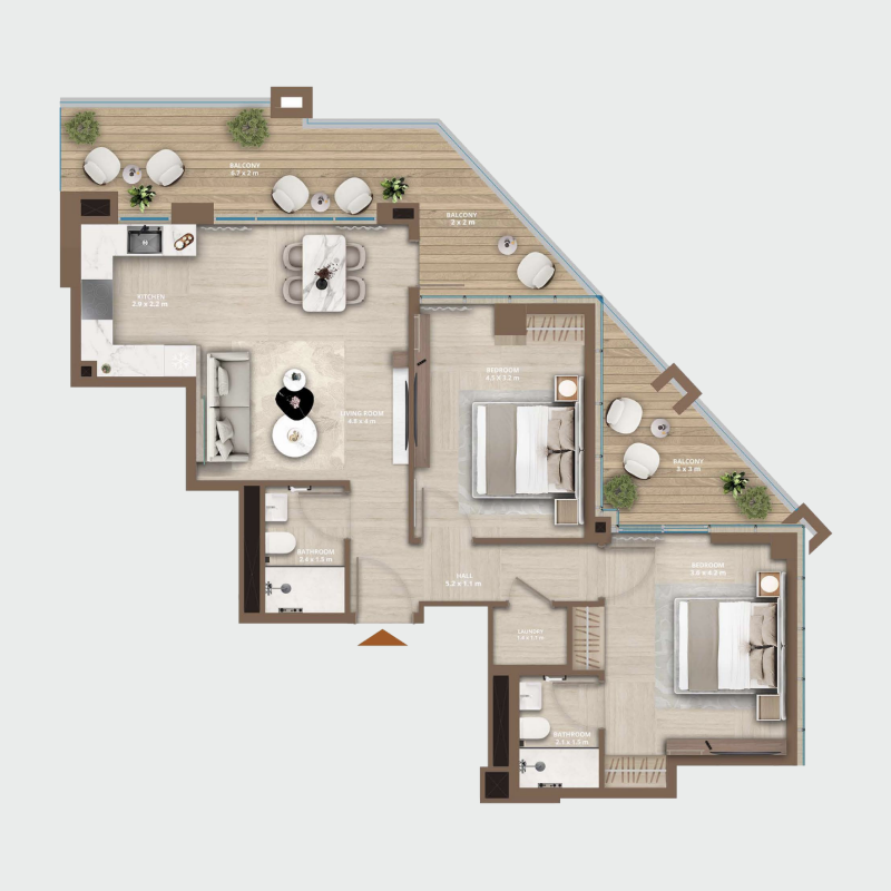 Apartments plan