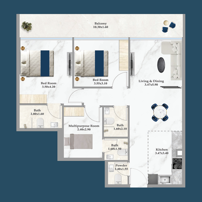 Apartments plan