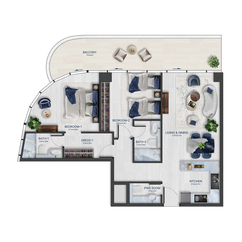 Apartments plan