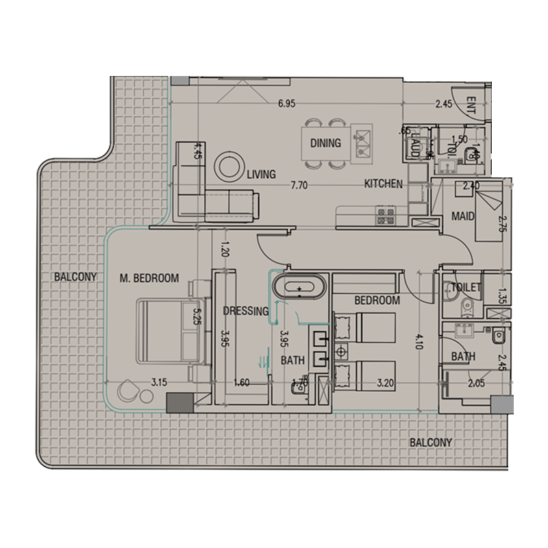 Apartments plan
